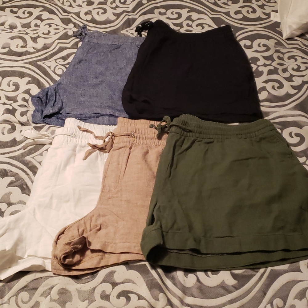 Linen shorts - 5 PAIRS
